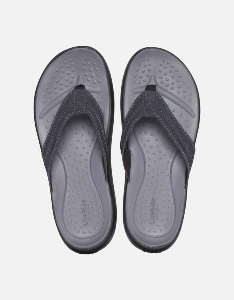 Yukon Vista II Polyurethane Men's Black Flip Flops