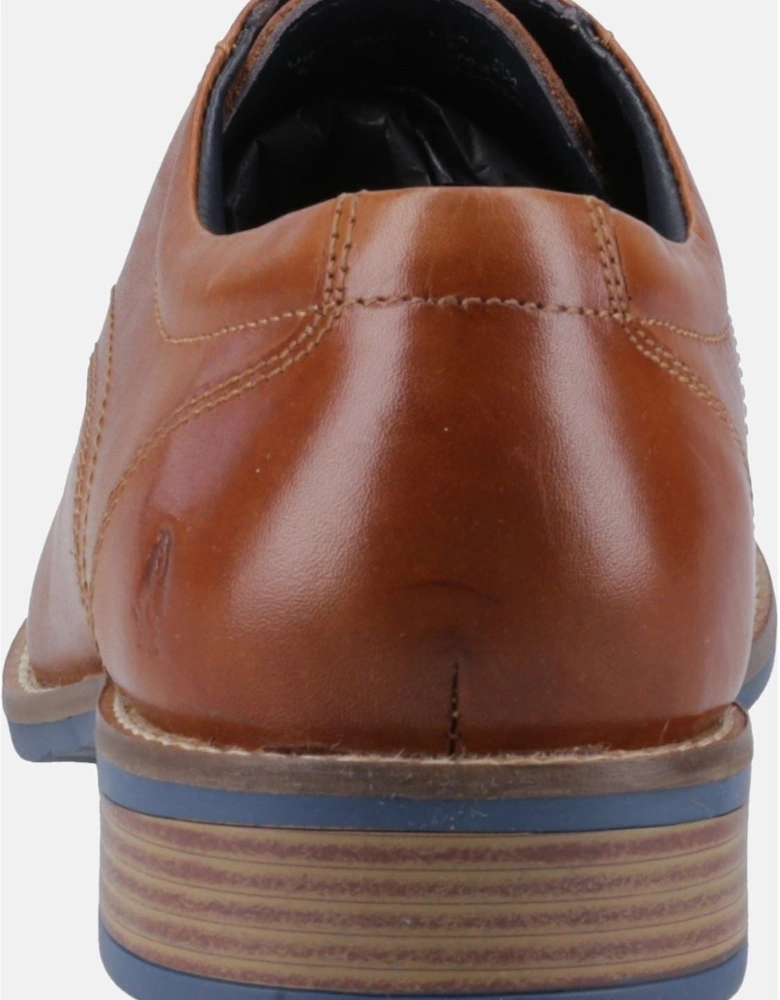 Damien Lace Up Leather Men's Tan Lace-Up Shoes