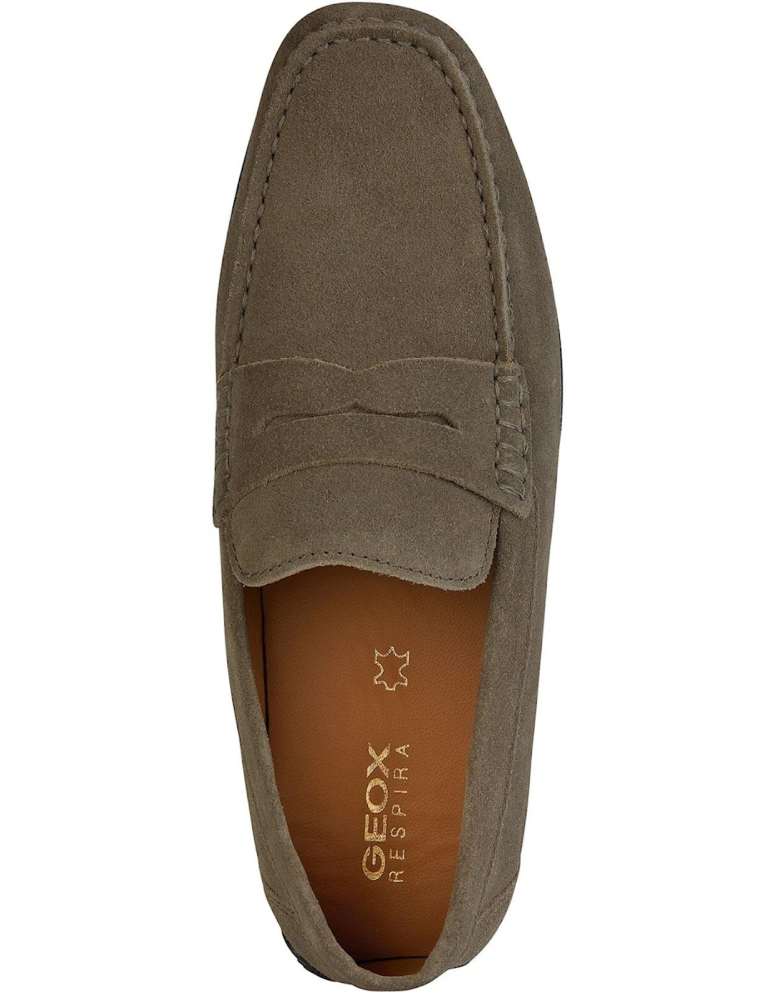 U KOSMOPOLIS + GRIP Leather Men's Taupe Loafers