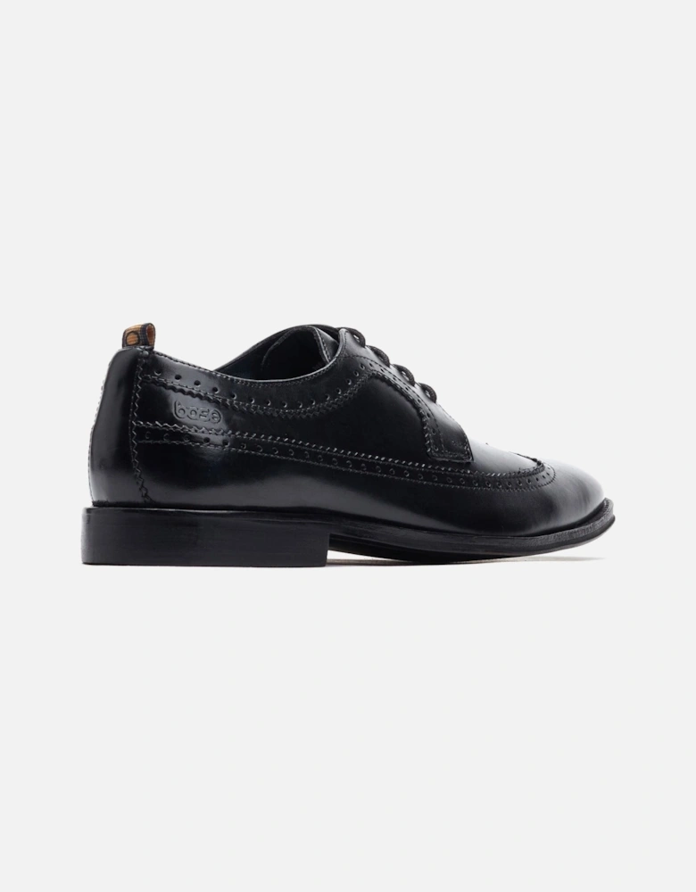 London Havisham Leather Men's Black Brogues Shoes