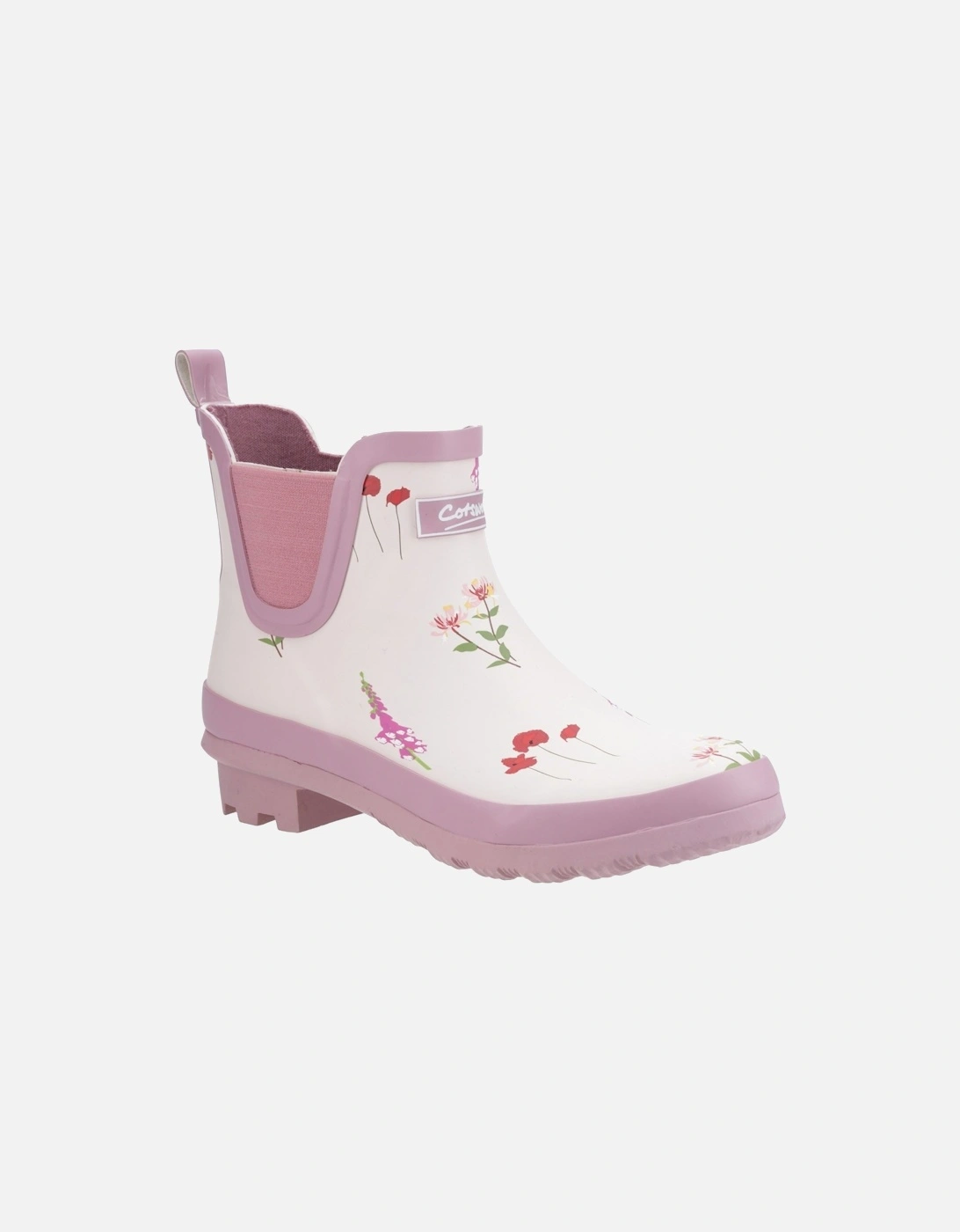 Wildflower Ankle Rubber Women's Pink Wellington Boots, 7 of 6
