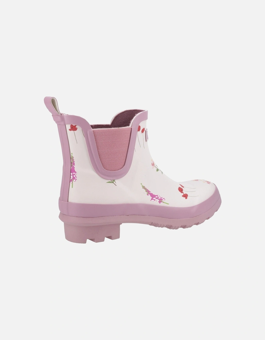 Wildflower Ankle Rubber Women's Pink Wellington Boots