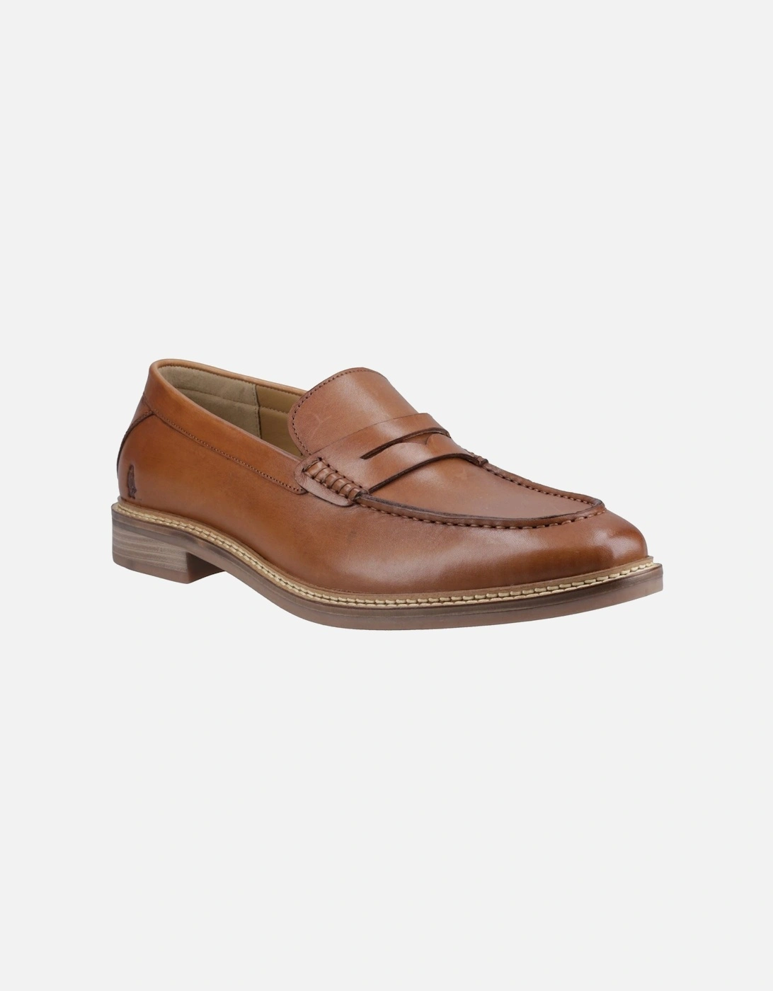 Hush Puppies Men's Hush Puppies Benedict Leather Men's Tan Loafers - Brown