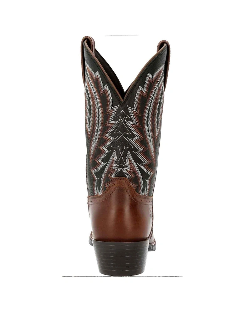 Westward Leather Men's Dark Chestnut/Black Onyx Boots