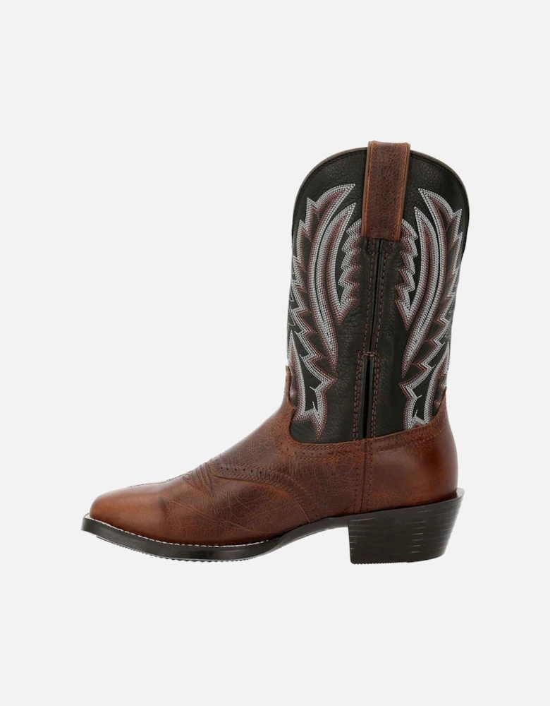 Westward Leather Men's Dark Chestnut/Black Onyx Boots
