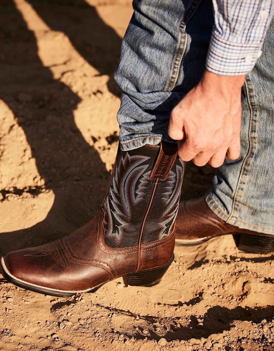 Westward Leather Men's Dark Chestnut/Black Onyx Boots