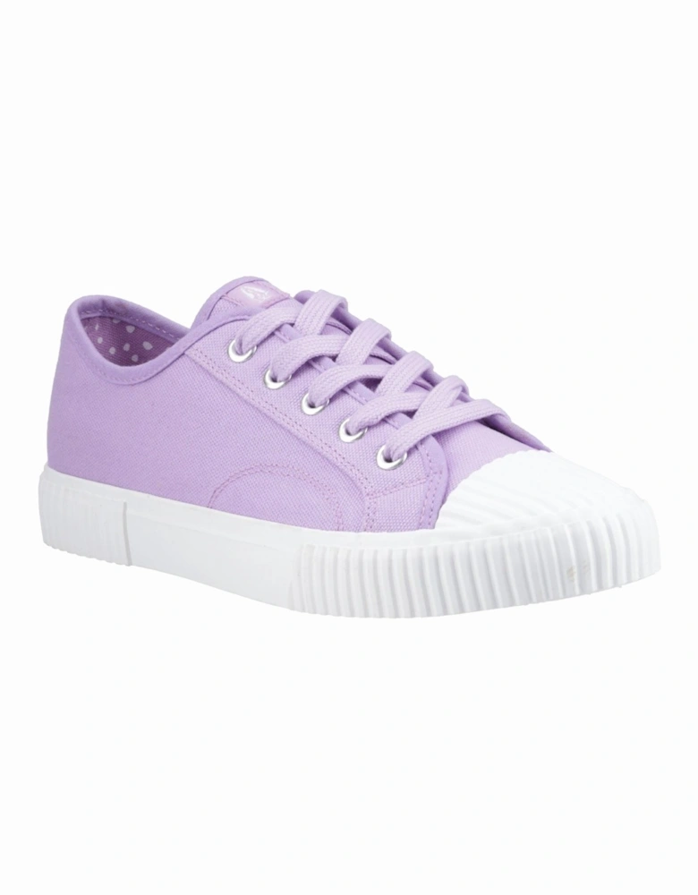 Freya Canvas Textile Women's Lilac Trainers