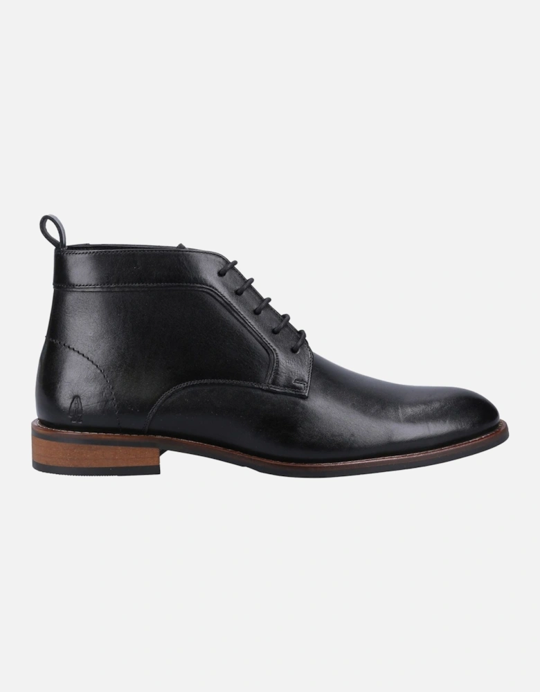 Declan Lace Leather Men's Black Boots