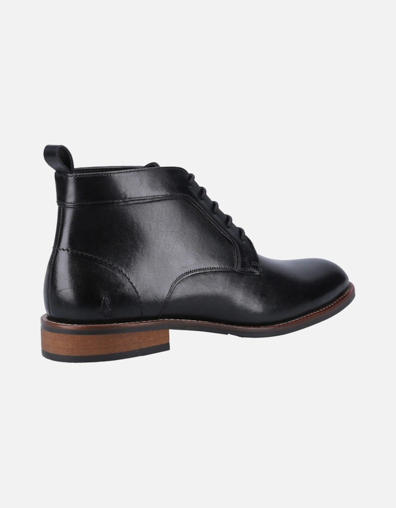Declan Lace Leather Men's Black Boots