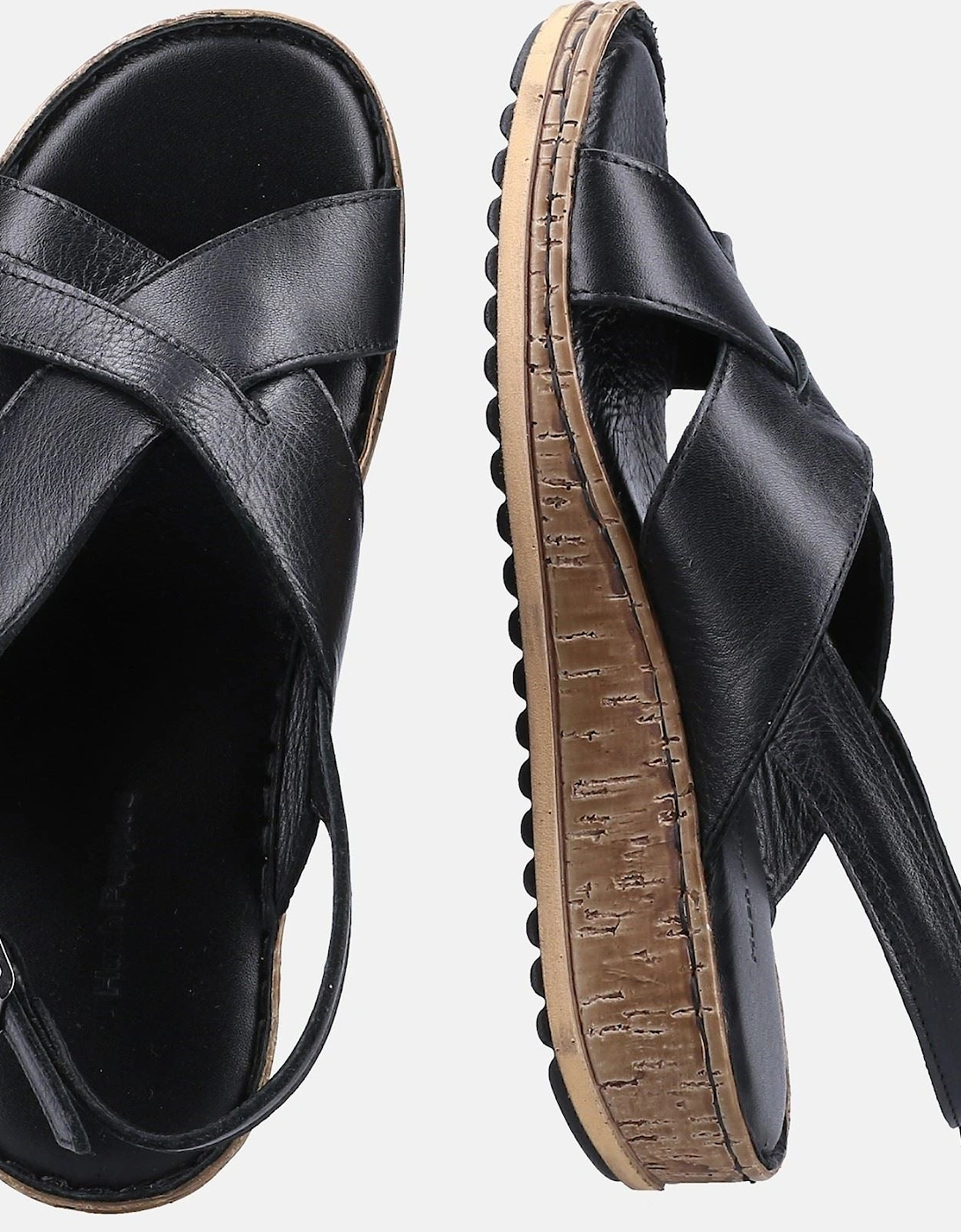 Elena Leather Women's Black Wedges