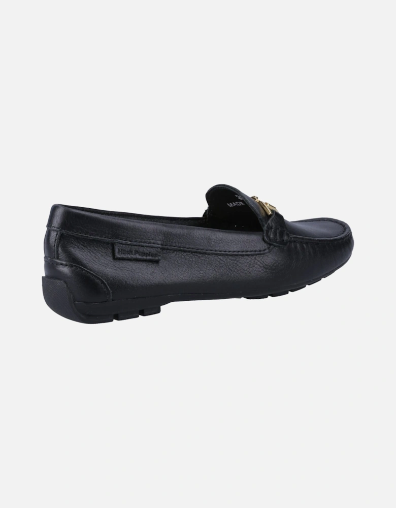 Eleanor Leather Women's Black Loafers