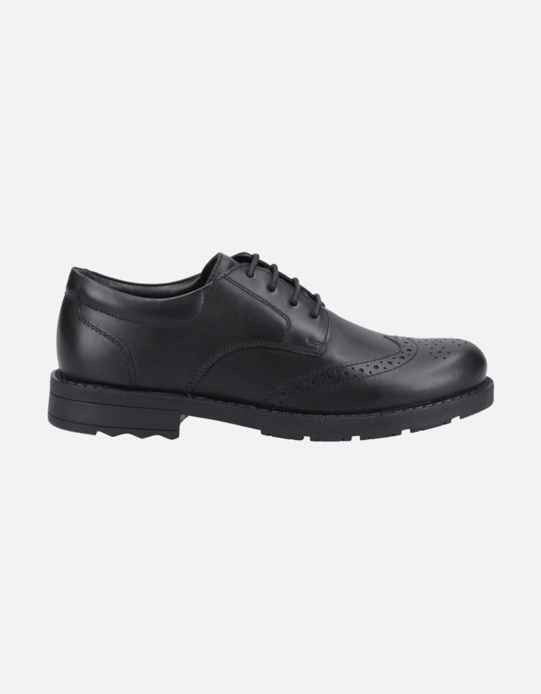 Brian Senior Leather Boys's Black Brogues