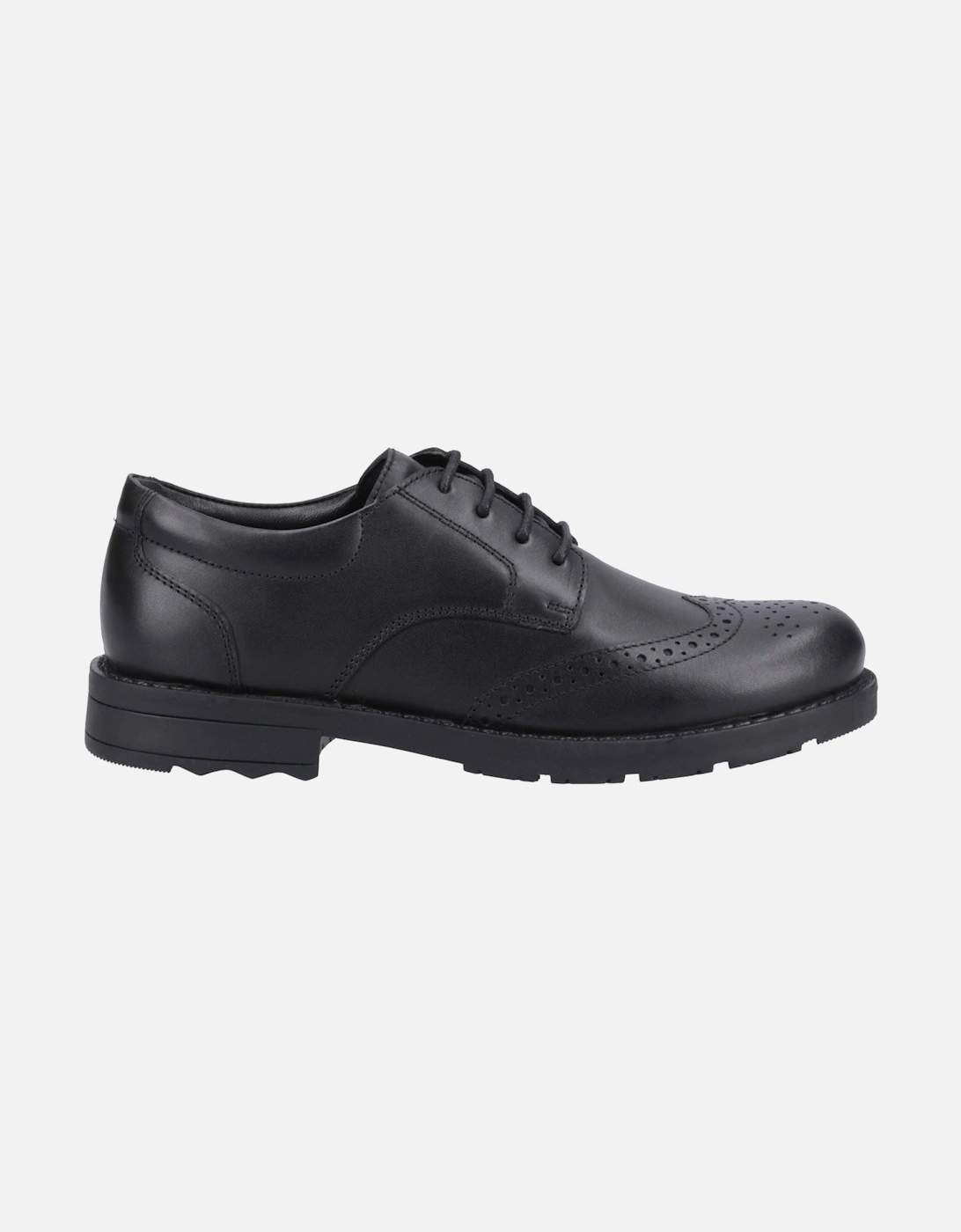 Brian Senior Leather Boys's Black Brogues