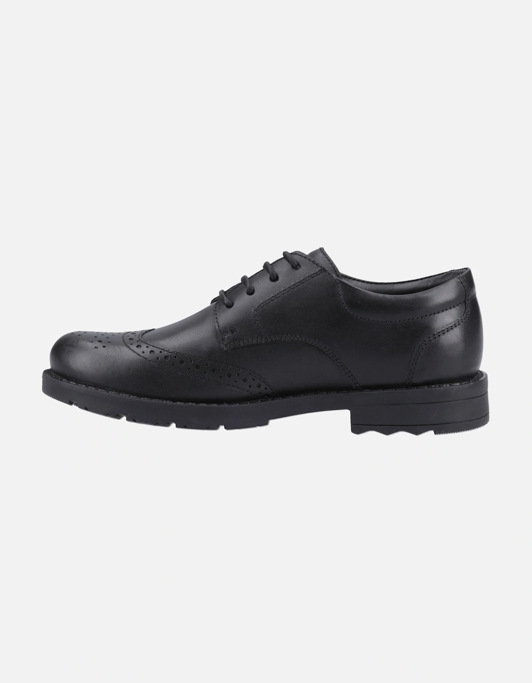 Brian Senior Leather Boys's Black Brogues