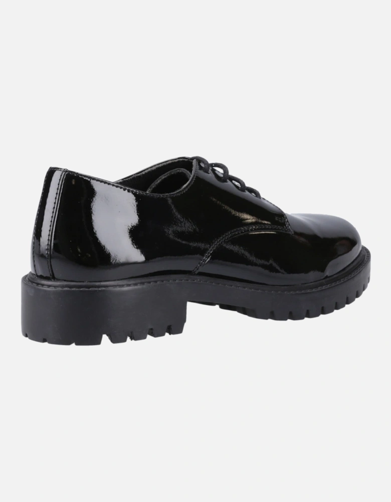 Aubrey Leather Girls's Black Derby Shoes