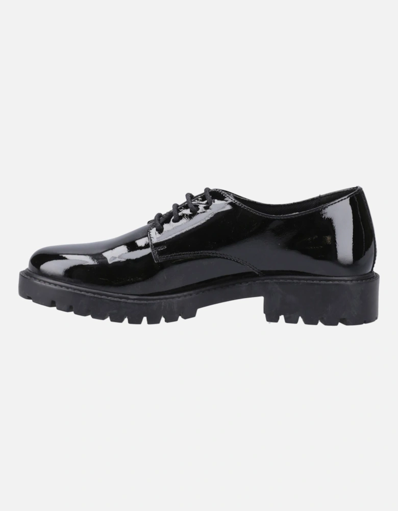 Aubrey Leather Girls's Black Derby Shoes