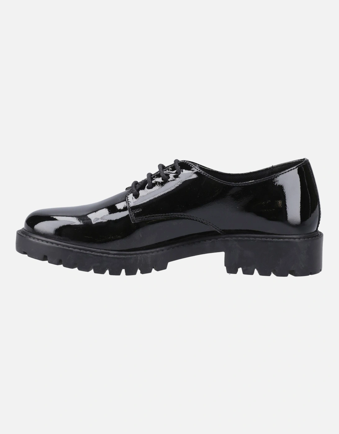 Aubrey Leather Girls's Black Derby Shoes