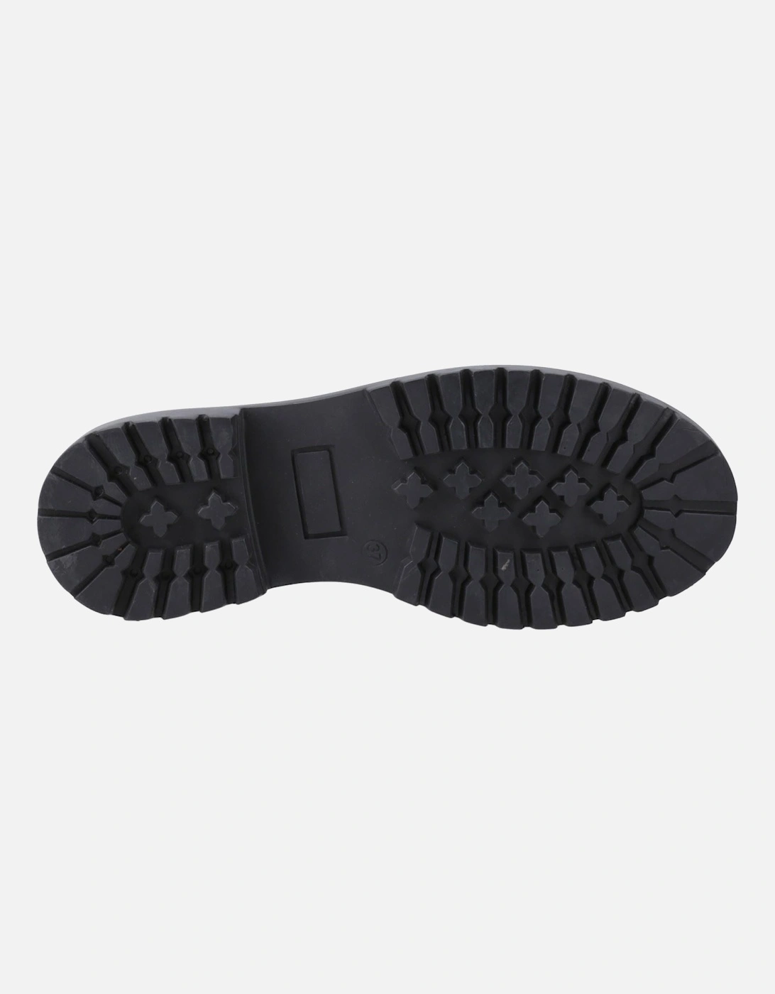 Aubrey Leather Girls's Black Derby Shoes