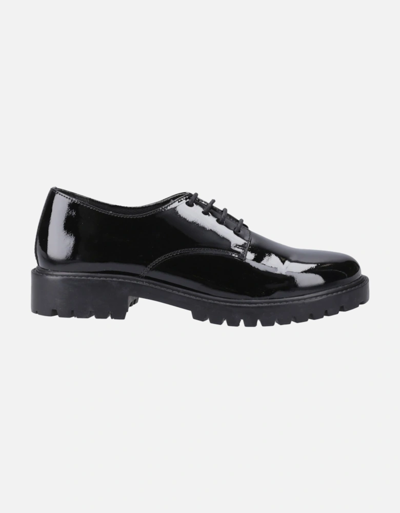 Aubrey Leather Girls's Black Derby Shoes