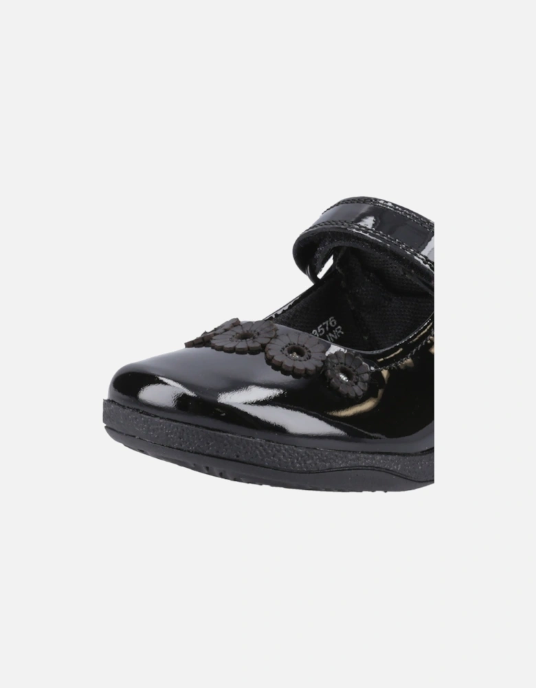 Christina Patent Junior Leather Girls's Black Shoes