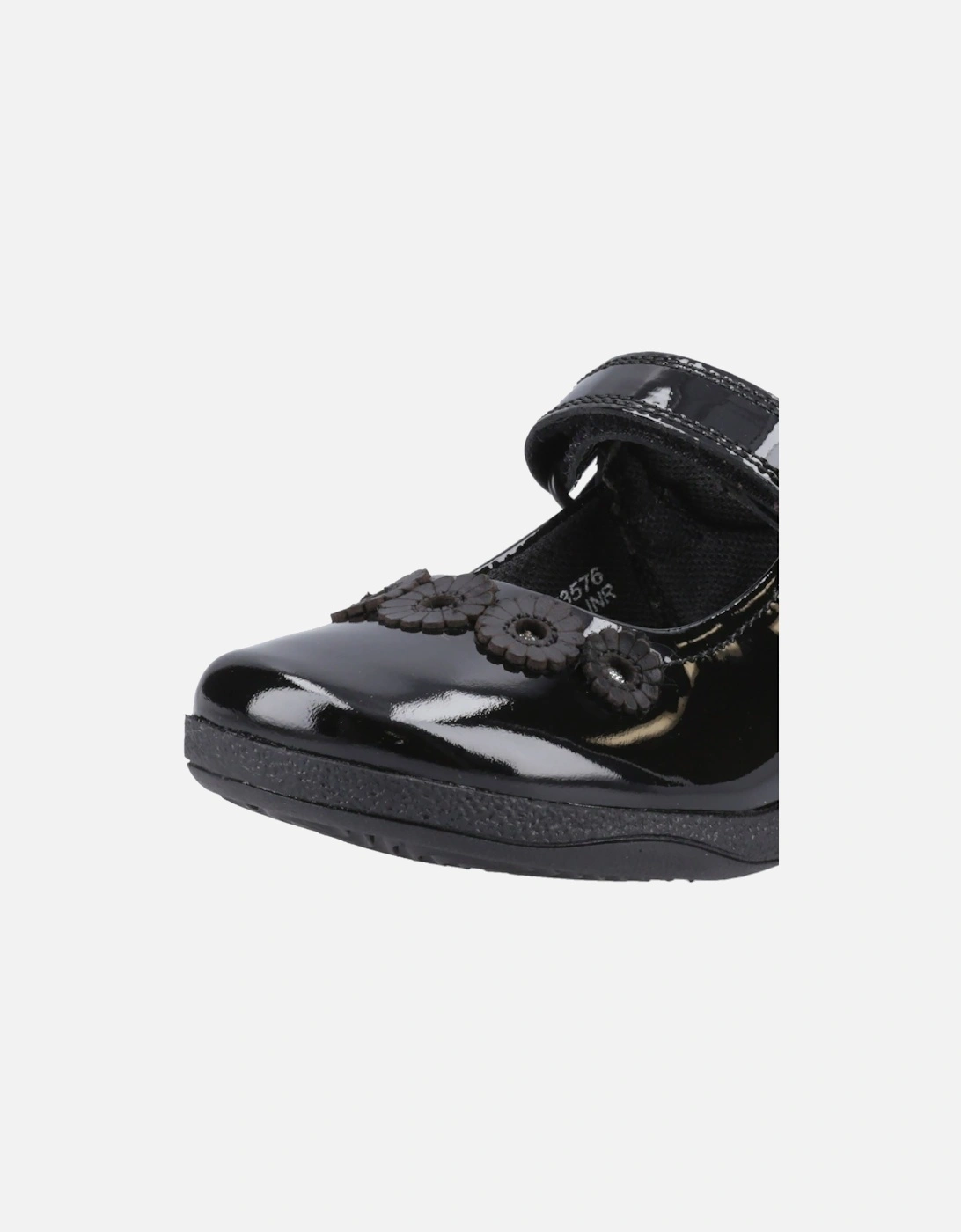 Christina Patent Junior Leather Girls's Black Shoes