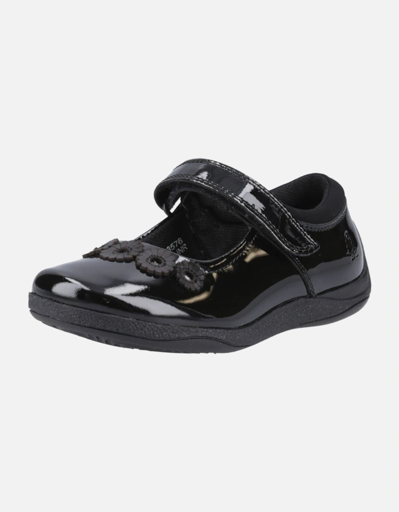 Christina Patent Junior Leather Girls's Black Shoes