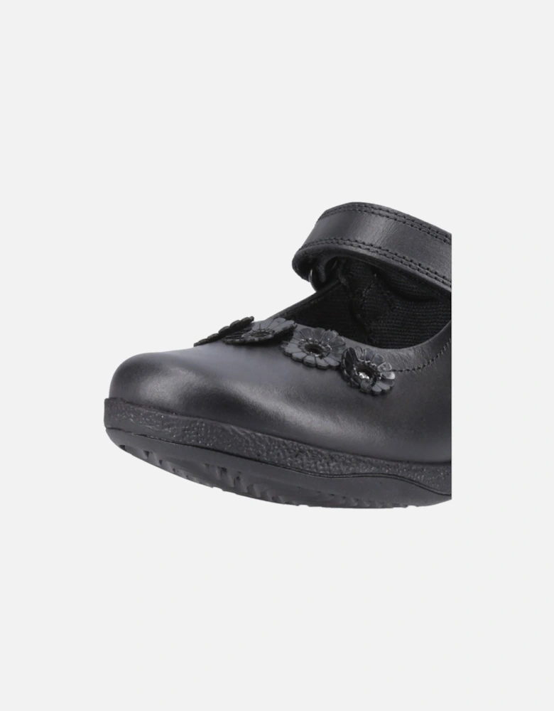 Christina Junior Leather Girls's Black Shoes