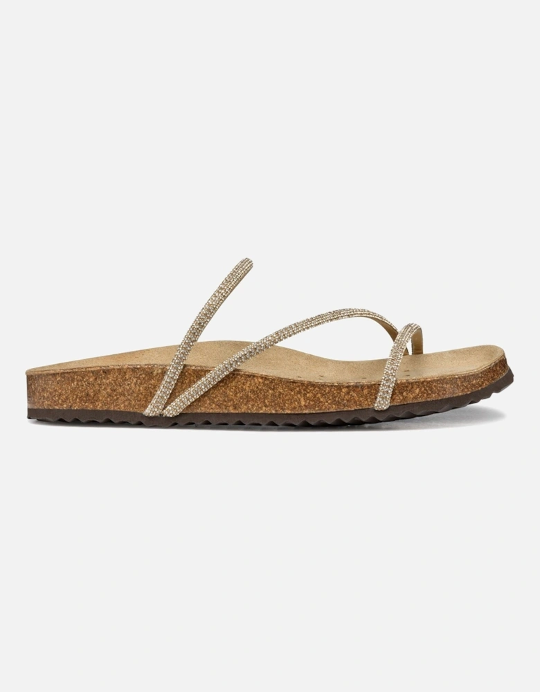 D BRIONIA R Polyester Women's Light Taupe Sandals