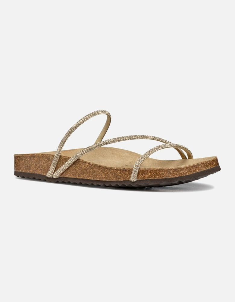 D BRIONIA R Polyester Women's Light Taupe Sandals