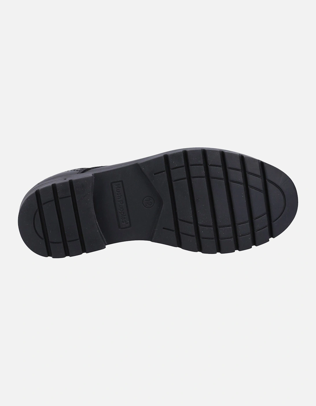 Jayne Lace Up SNR Leather Girls's Black Lace-Up Shoes