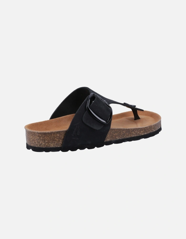 Billie Suede Women's Black Sandals