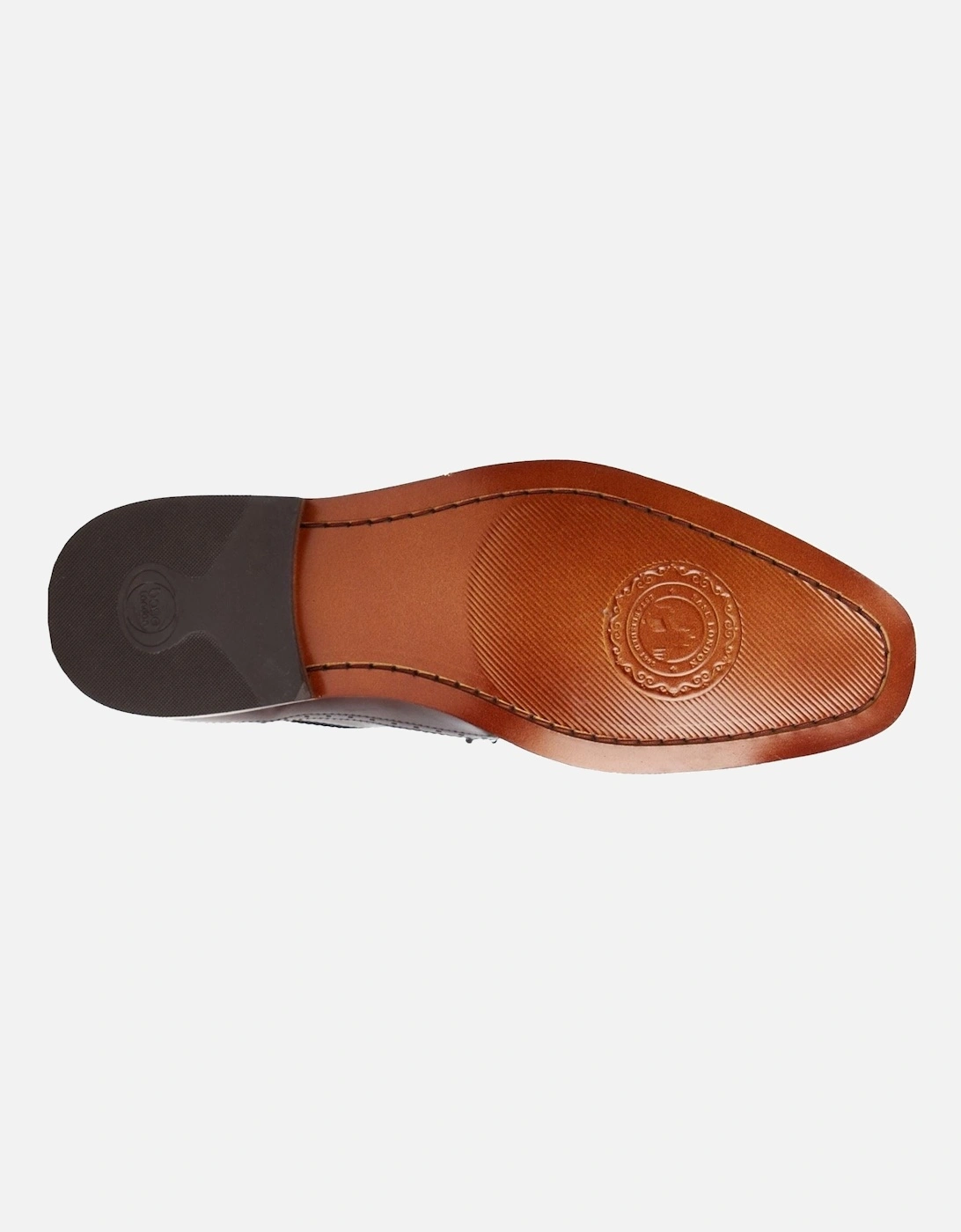 London Havisham Leather Men's Brown Derby Shoes