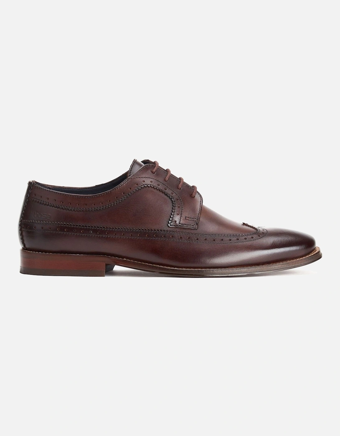 London Havisham Leather Men's Brown Derby Shoes