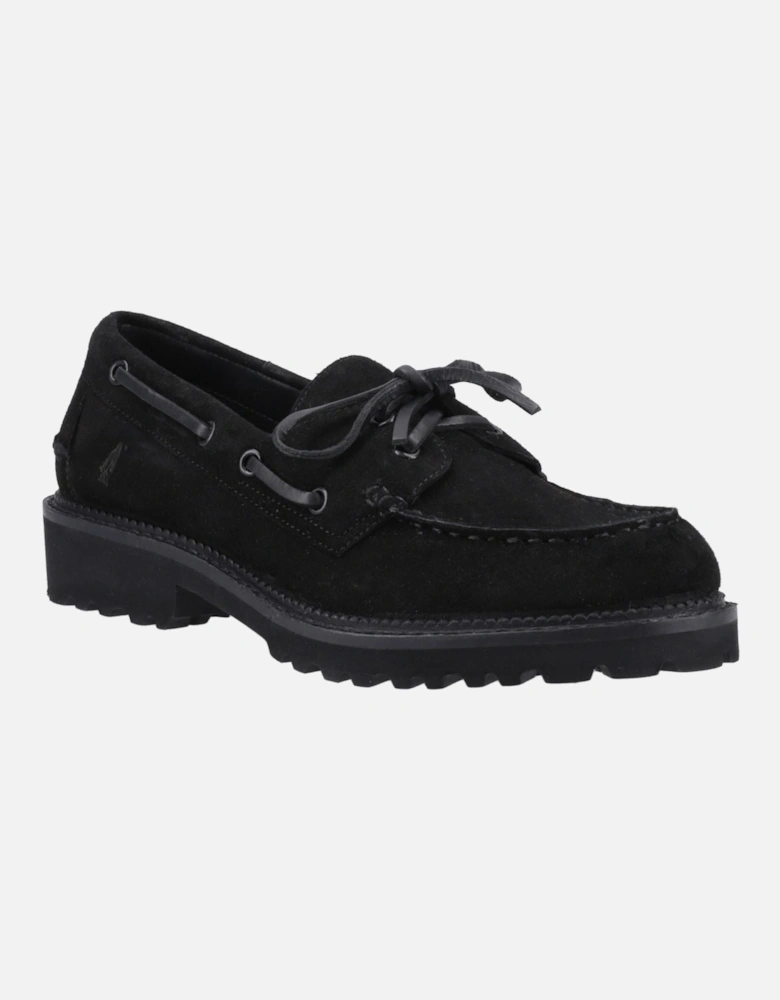 Geri Suede Women's Black Loafers