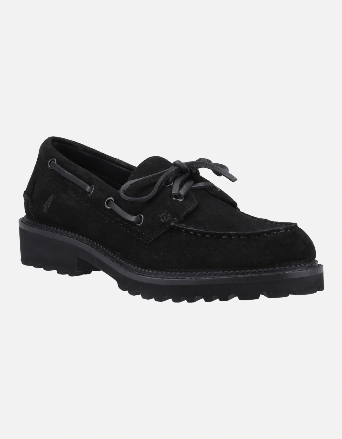 Geri Suede Women's Black Loafers, 6 of 5