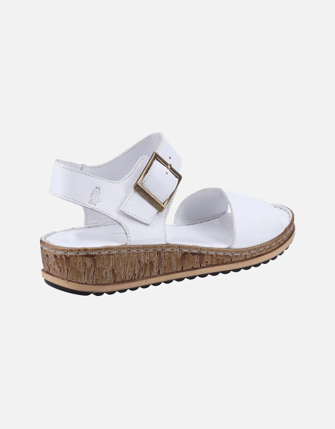 Ellie Leather Women's White Sandals