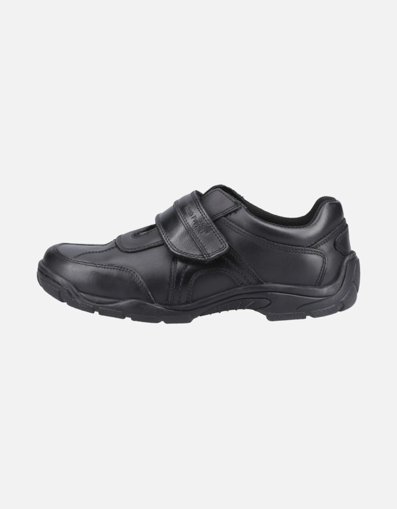 Arlo Senior Leather Boys's Black Shoes