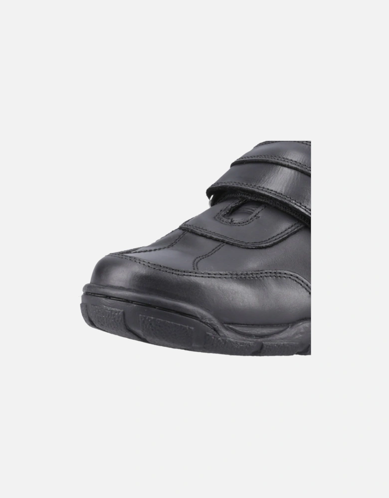 Arlo Senior Leather Boys's Black Shoes