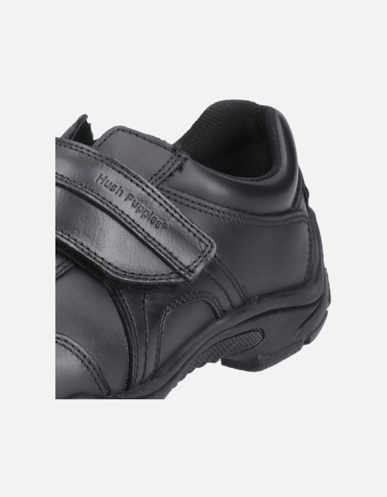 Arlo Senior Leather Boys's Black Shoes