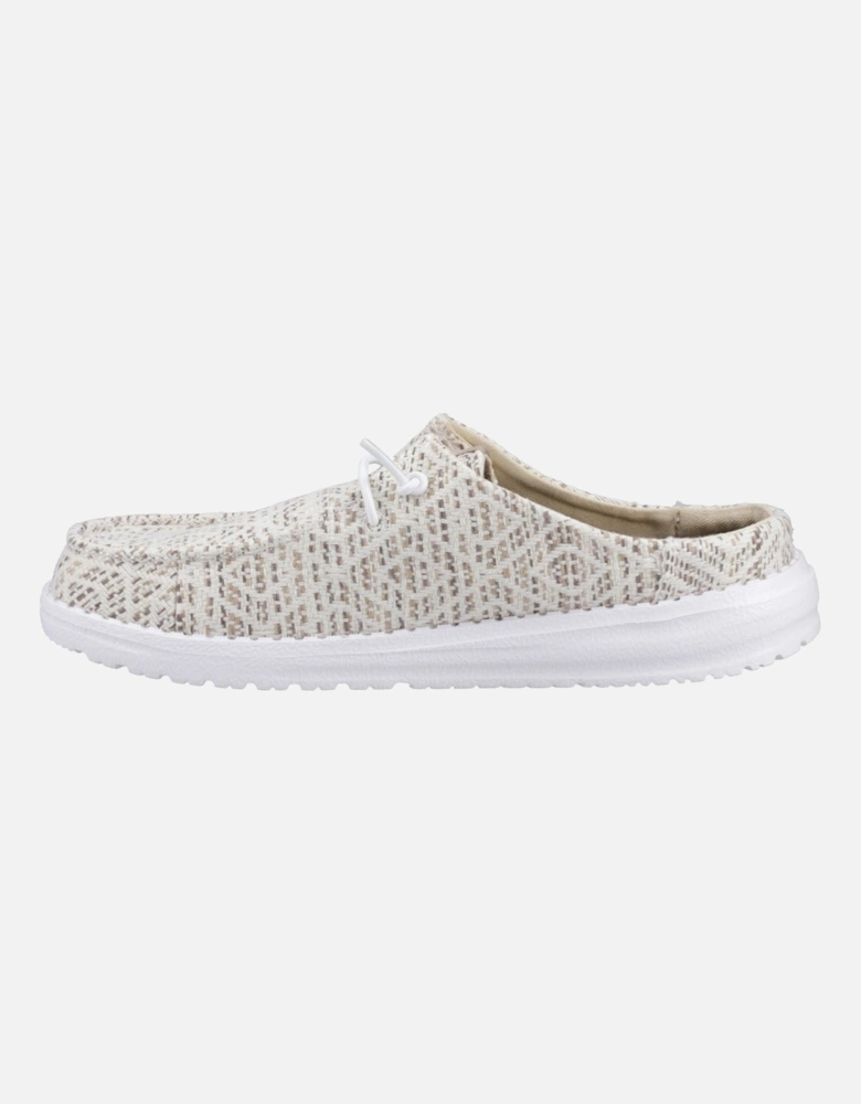 HEYDUDE Wendy Slip Surf Baja Polyester Blend Women's Tan/Multi Mules