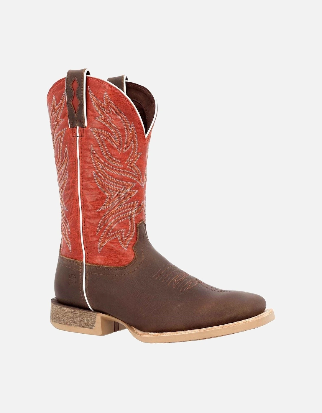 Rebel Pro Leather Men's Worn Brown/Chili Pepper Boots, 10 of 9