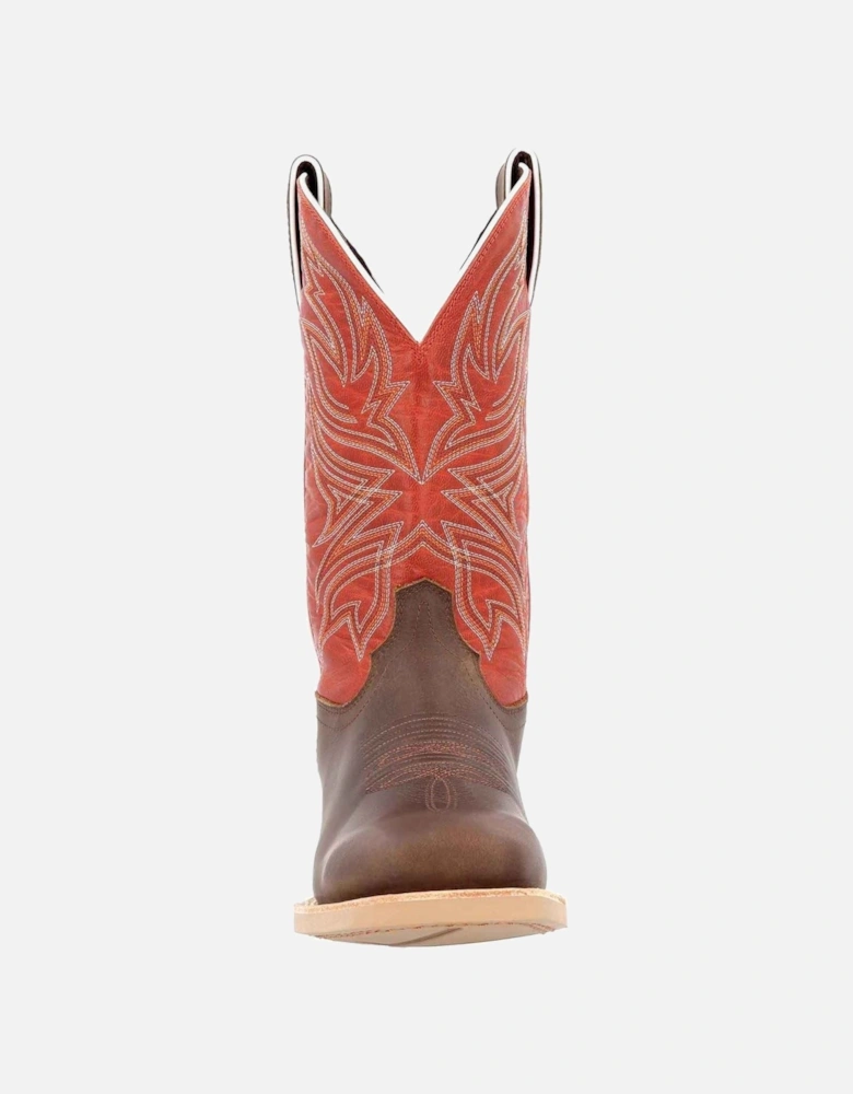Rebel Pro Leather Men's Worn Brown/Chili Pepper Boots