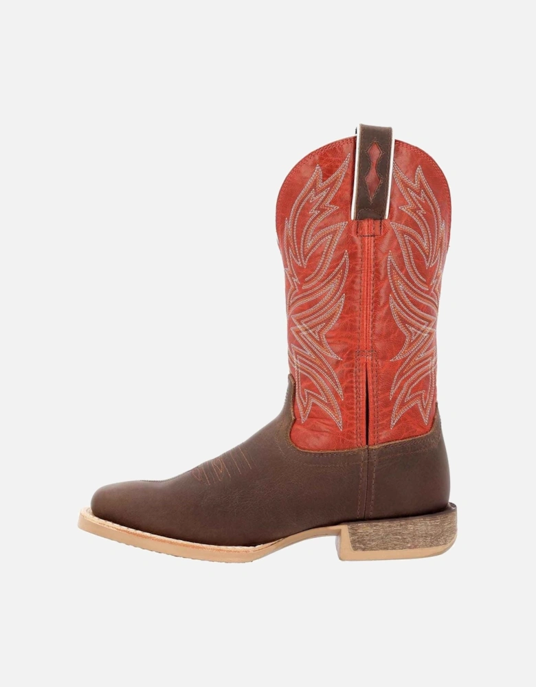 Rebel Pro Leather Men's Worn Brown/Chili Pepper Boots
