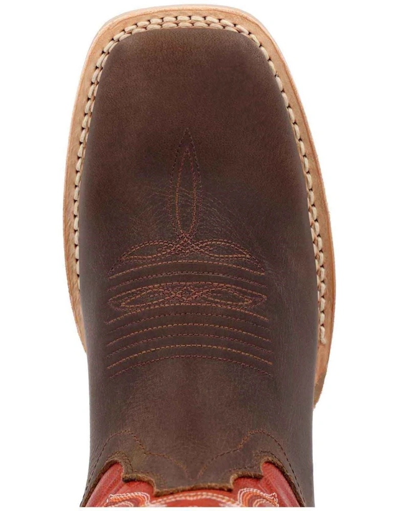 Rebel Pro Leather Men's Worn Brown/Chili Pepper Boots
