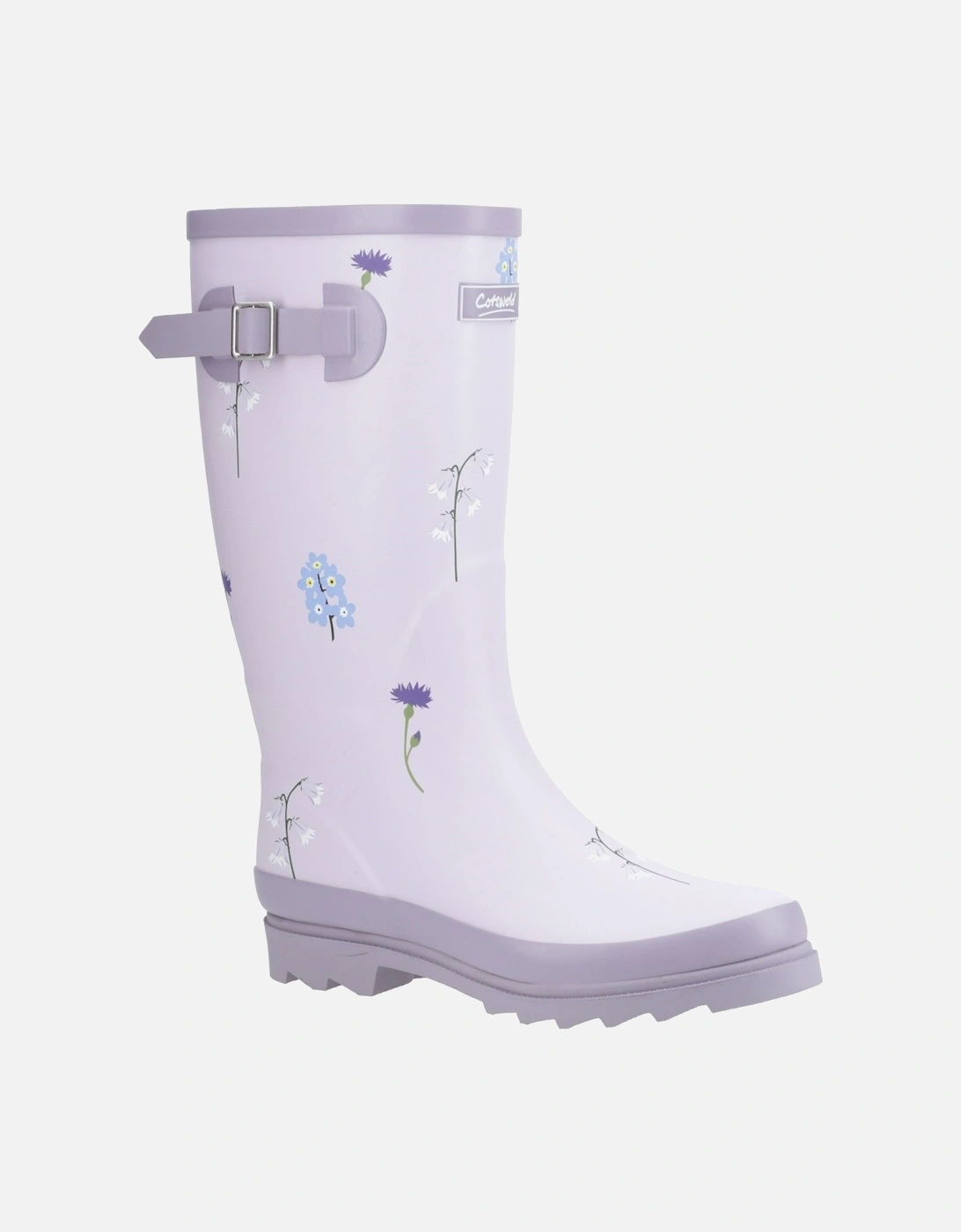 Wildflower Tall Rubber Women's Lilac Wellington Boots, 10 of 9