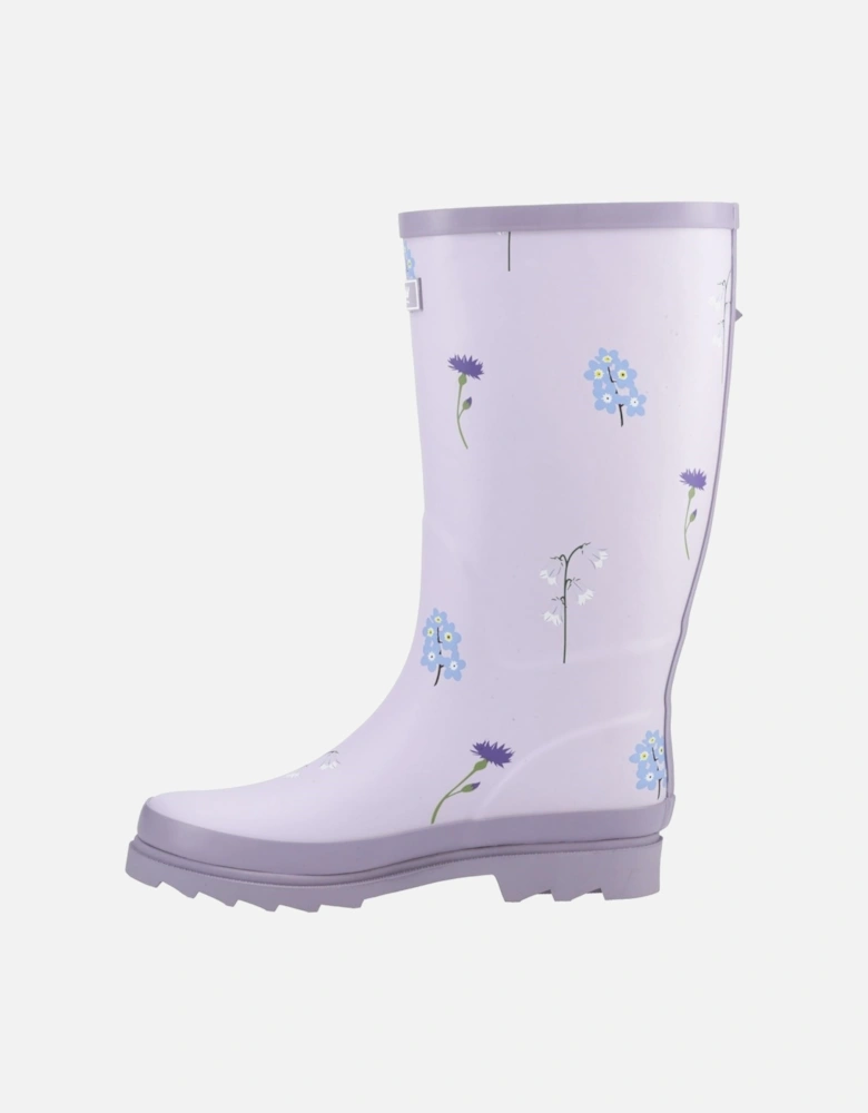 Wildflower Tall Rubber Women's Lilac Wellington Boots