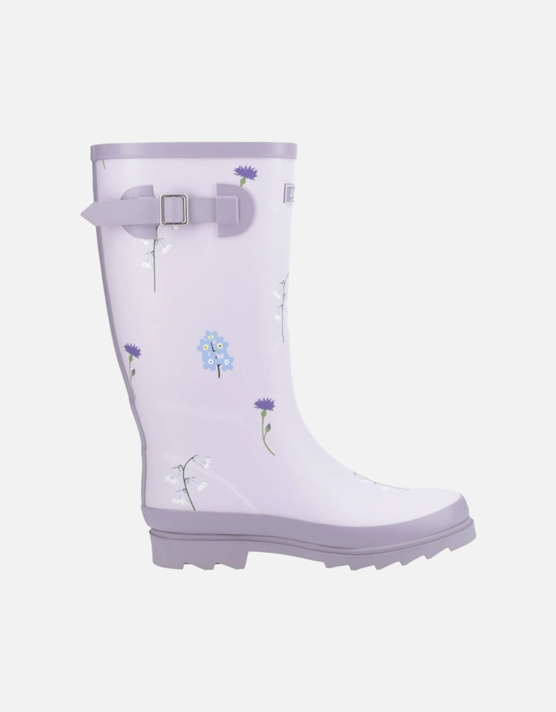 Wildflower Tall Rubber Women's Lilac Wellington Boots