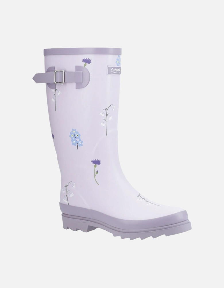 Wildflower Tall Rubber Women's Lilac Wellington Boots