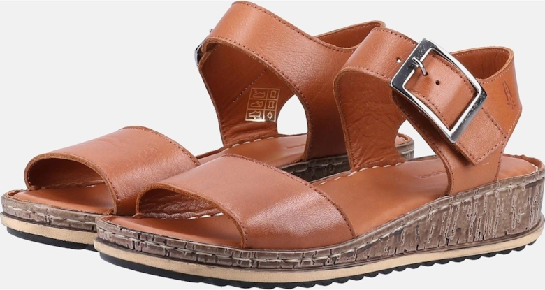 Ellie Leather Women's Tan Sandals