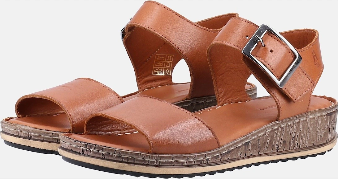 Ellie Leather Women's Tan Sandals